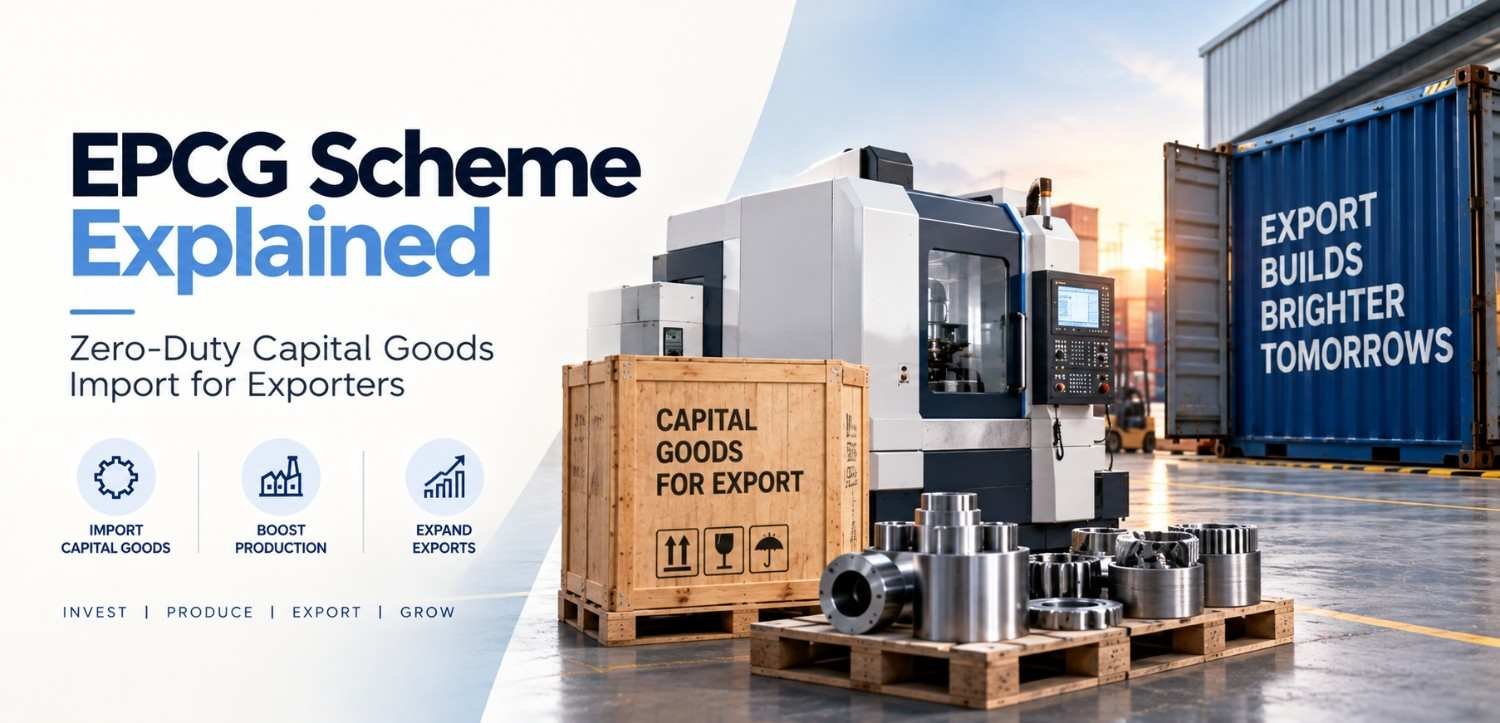 EPCG Scheme Explained: Zero-Duty Capital Goods Import for Exporters
