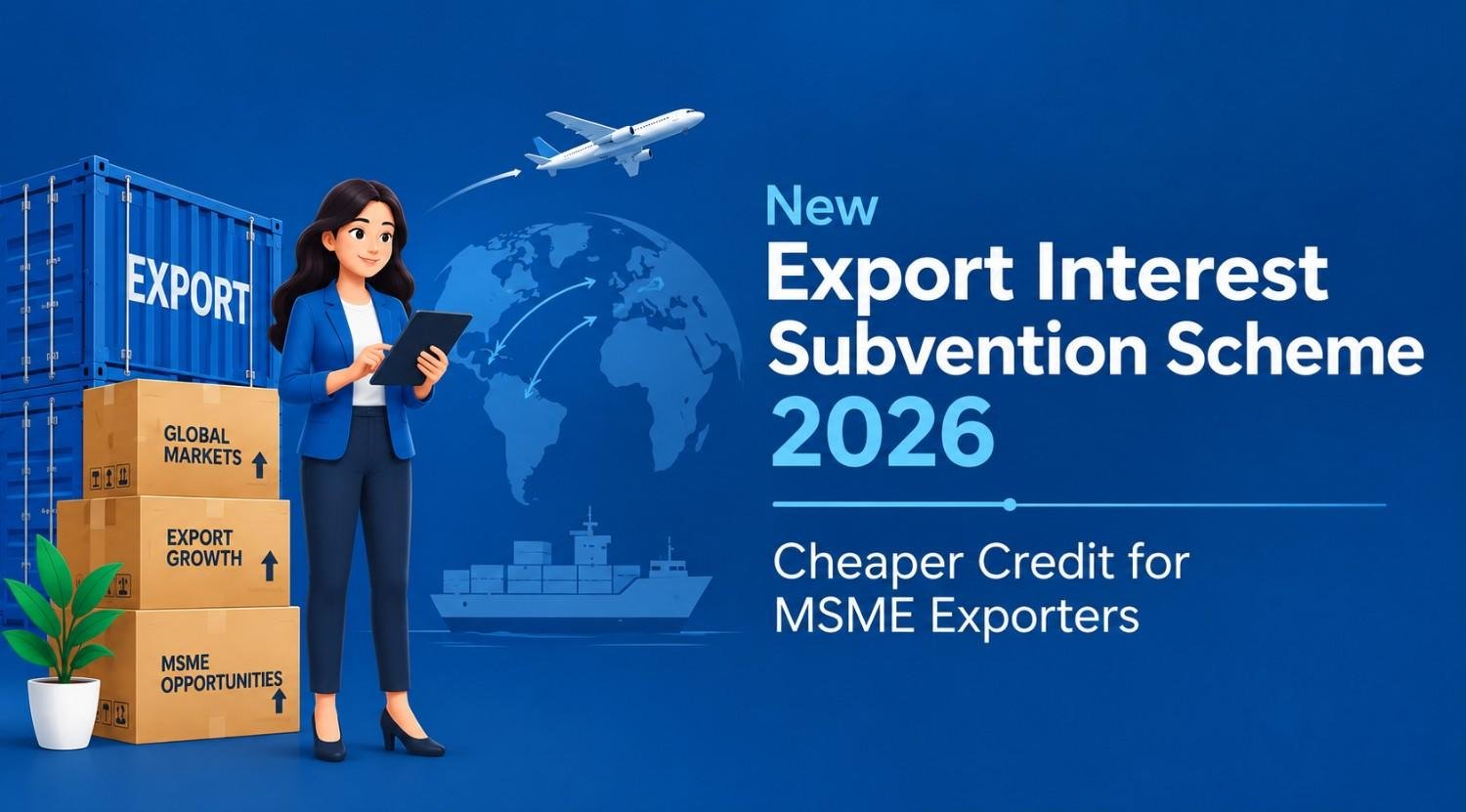 New Export Interest Subvention Scheme 2026: Cheaper Credit for MSME Exporters