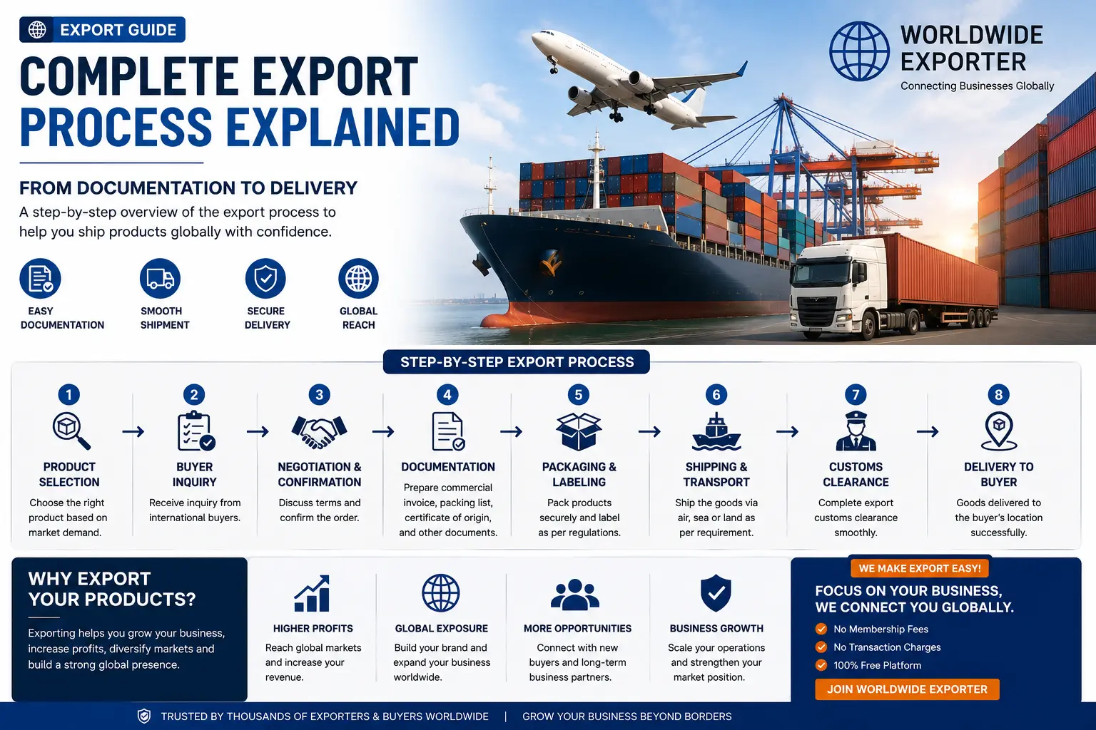 Worldwide Exporter connecting global buyers suppliers manufacturers and exporters