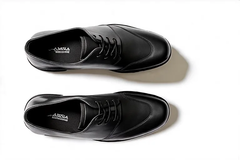 Mens League Black Formal Shoes