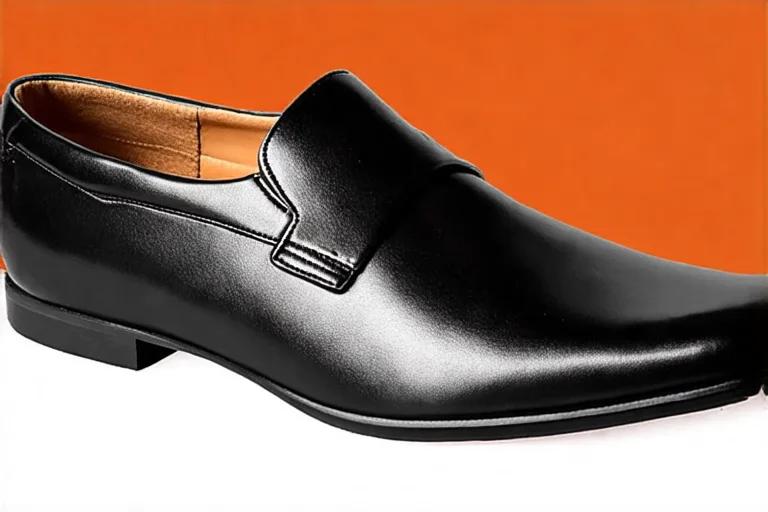 Mens Slick Black Casual Shoes